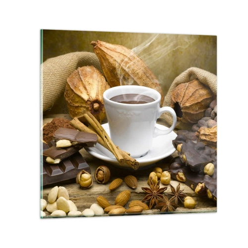 Billede på glas - For spændingssøgende - 30x30 cm