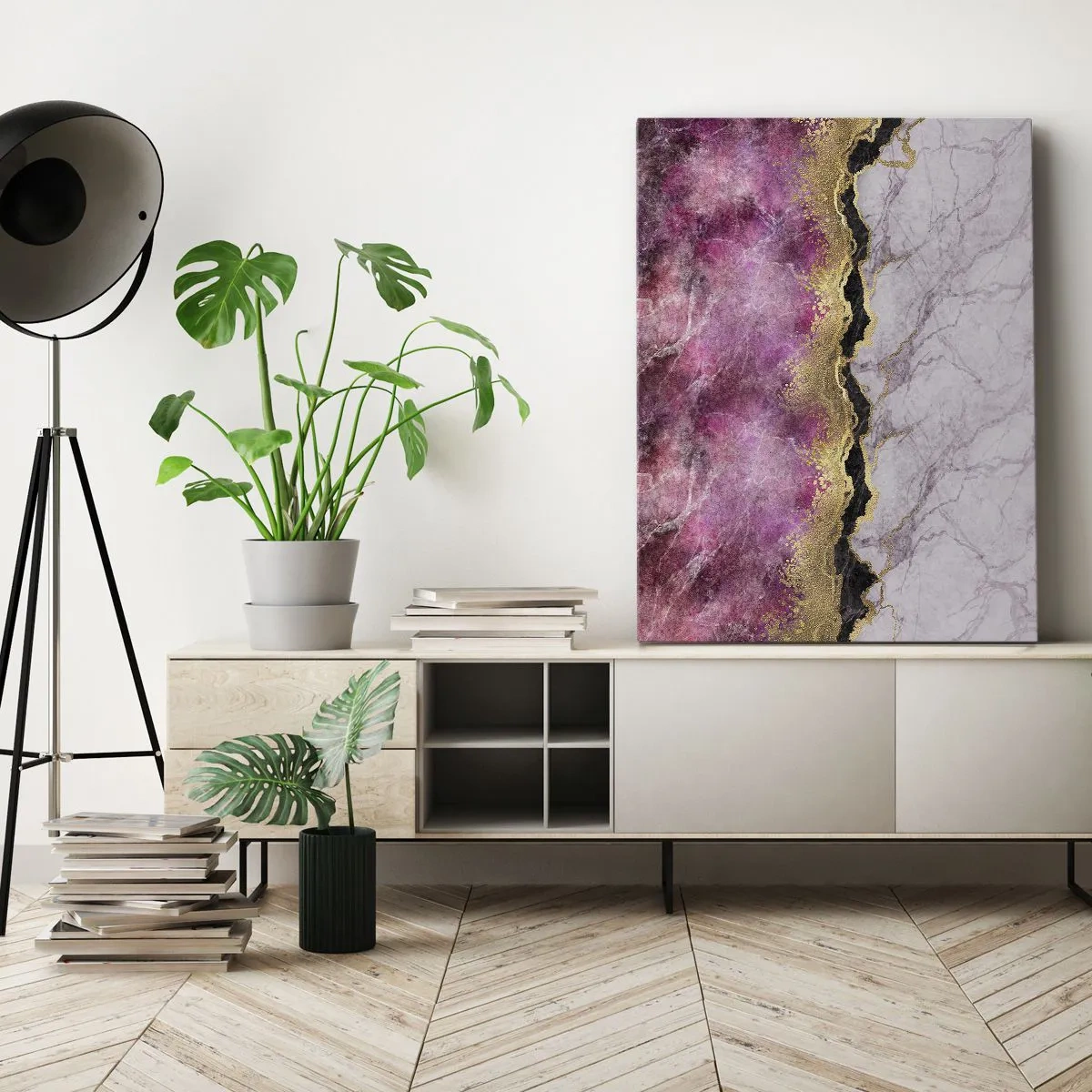 Lærredstryk - Billede på lærred - På grænsen - 50x70 cm