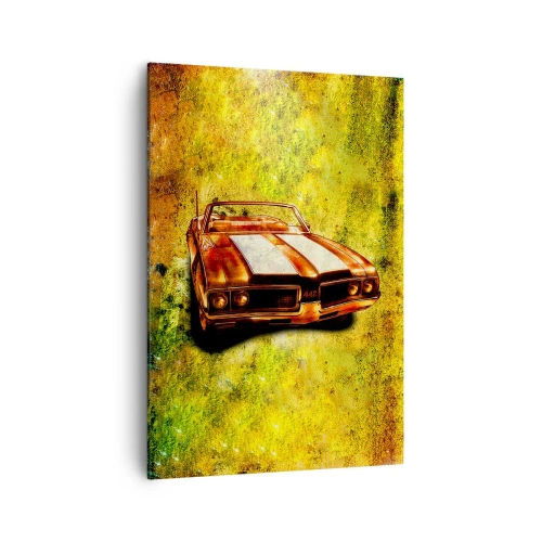 Lærredstryk - Billede på lærred - Kraft fortryllet i formerne - 70x100 cm