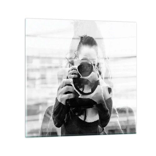 Billede på glas - Skaber og materiale - 70x70 cm