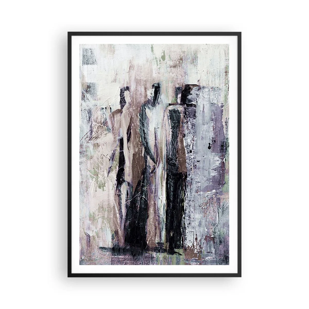 Plakat i sort ramme - De mystiske tre - 70x100 cm