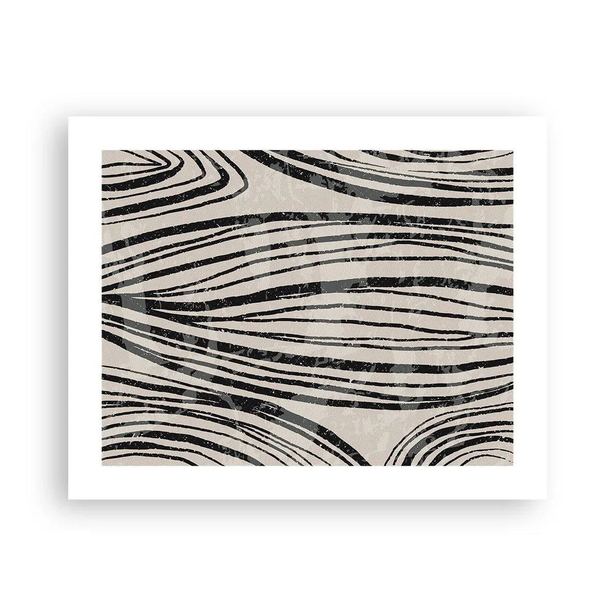 Plakat - Et spild af linjer - 50x40 cm