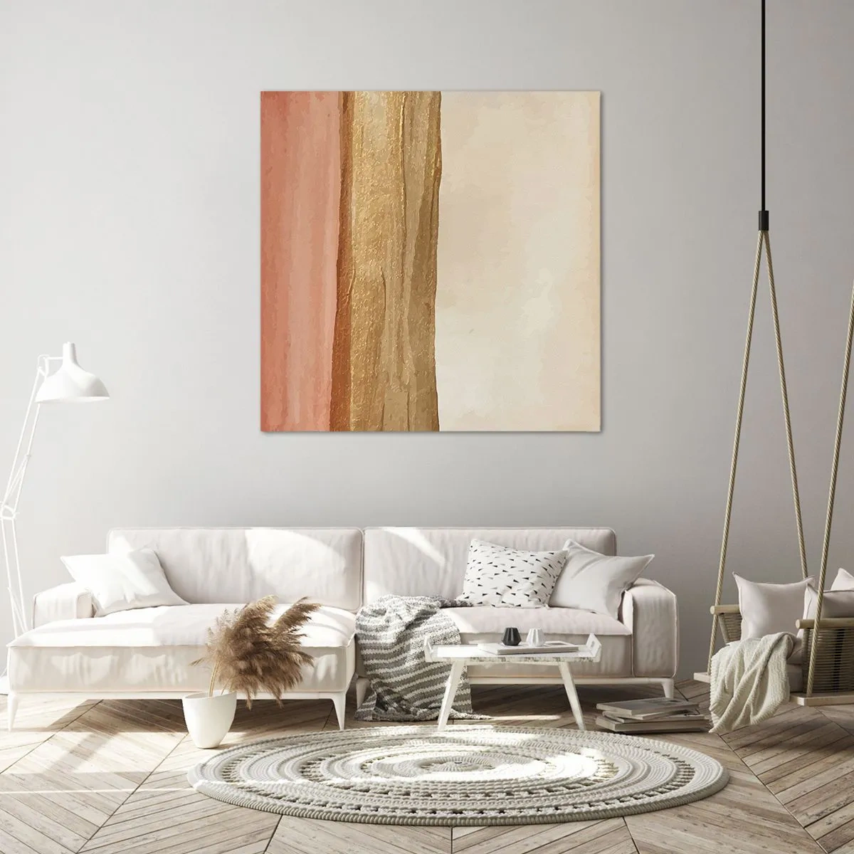 Lærredstryk - Billede på lærred - Lodret sammensætning - 60x60 cm