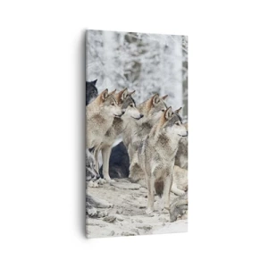 Lærredstryk - Billede på lærred - Familie og venner - 55x100 cm