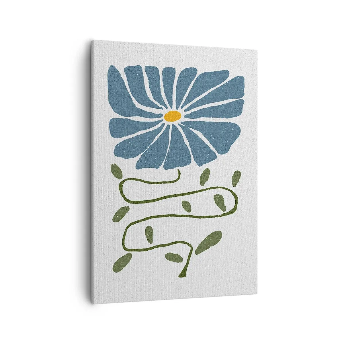 Lærredstryk - Billede på lærred - Fra kvist til blomst - 50x70 cm