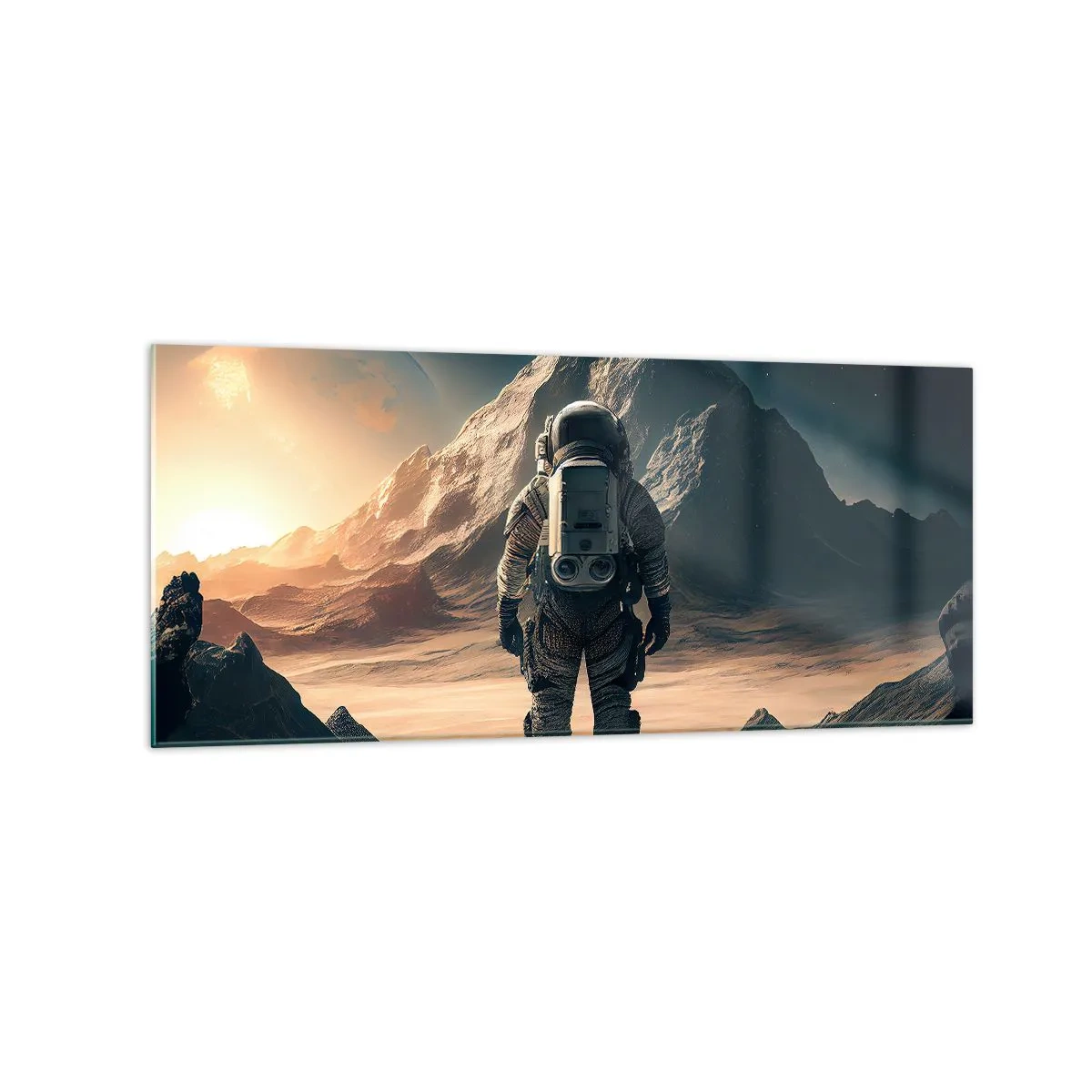 Billede på glas - En ny udfordring - 120x50 cm