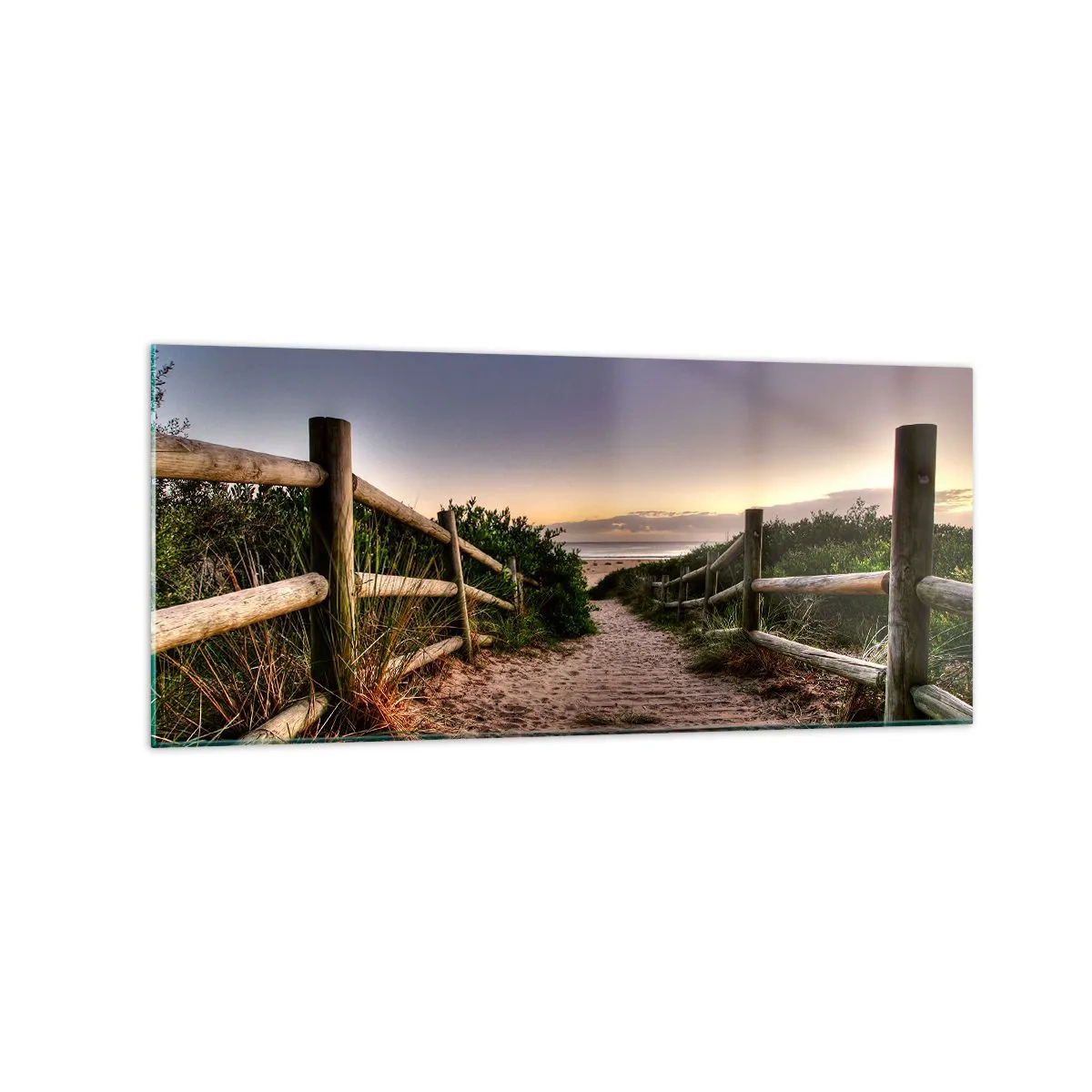 Billede på glas - Du kan allerede se målet - 120x50 cm