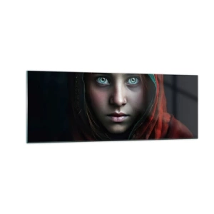 Billede på glas - Østens prinsesse - 140x50 cm