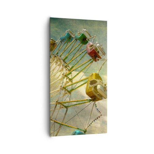 Lærredstryk - Billede på lærred - Vil være, vil være sjov.... - 65x120 cm