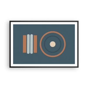 Plakat i sort ramme - Essensen af tingene - 91x61 cm