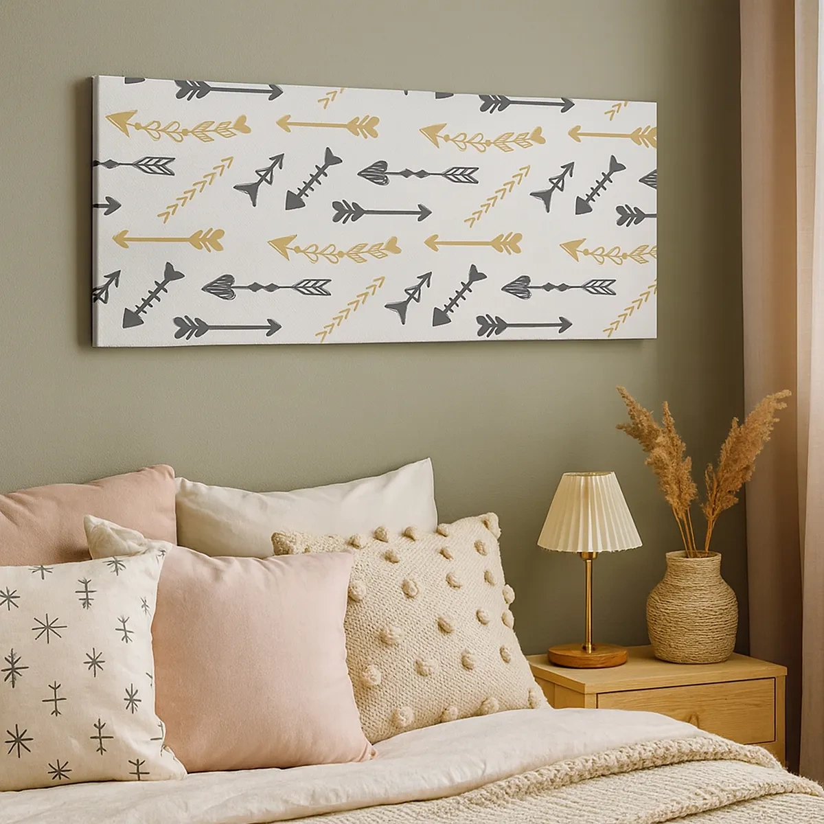 Lærredstryk - Billede på lærred - Skyttens drøm - 30x30 cm