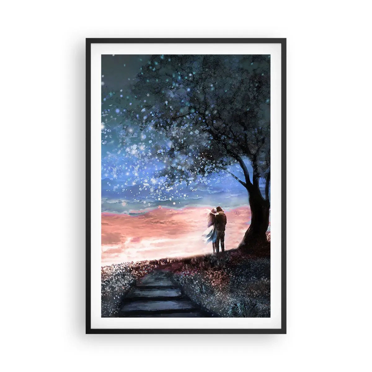 Plakat i sort ramme - En stjernepræstation - 61x91 cm