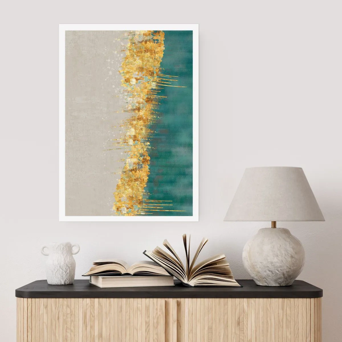 Plakat - Den gyldne grænse - 40x50 cm