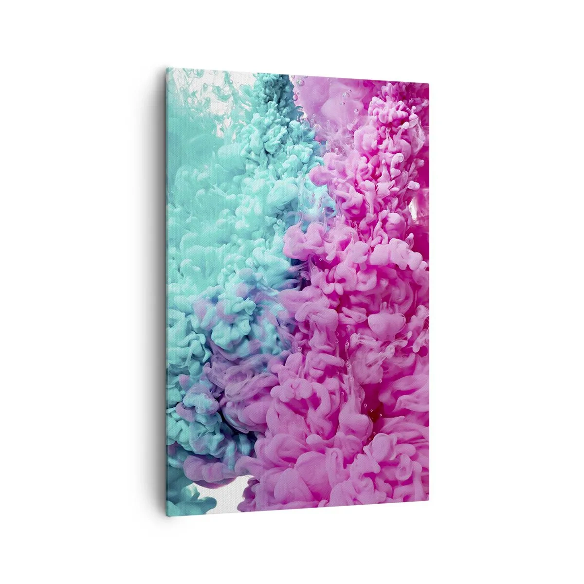 Lærredstryk - Billede på lærred - Et afgørende sammenstød - 80x120 cm