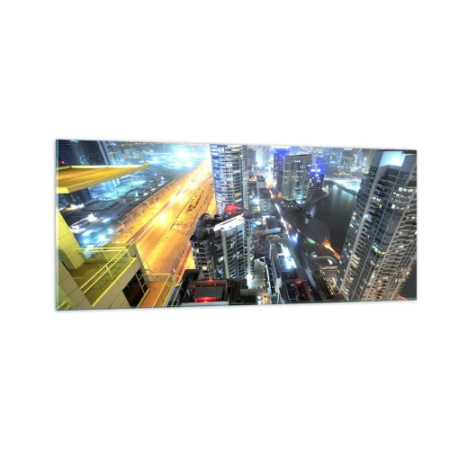 Billede på glas - Et mirakel i ørkenen - 100x40 cm