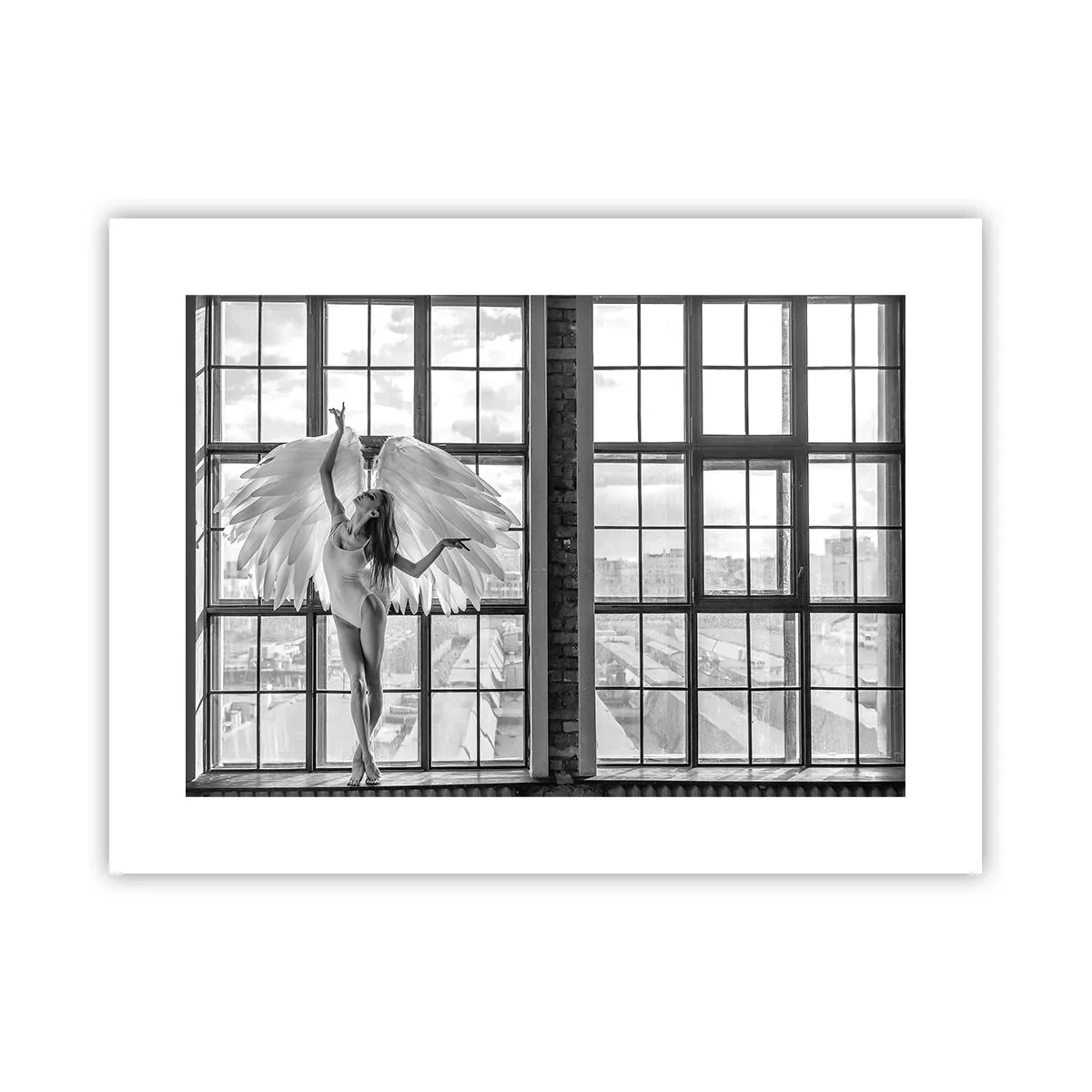 Plakat - Englenes by? - 40x30 cm