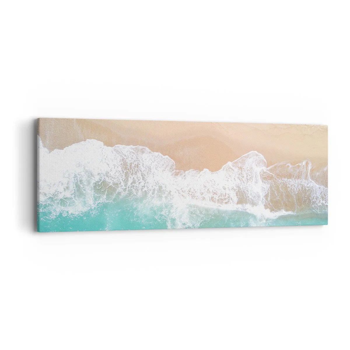 Lærredstryk - Billede på lærred - Kærlig berøring - 90x30 cm