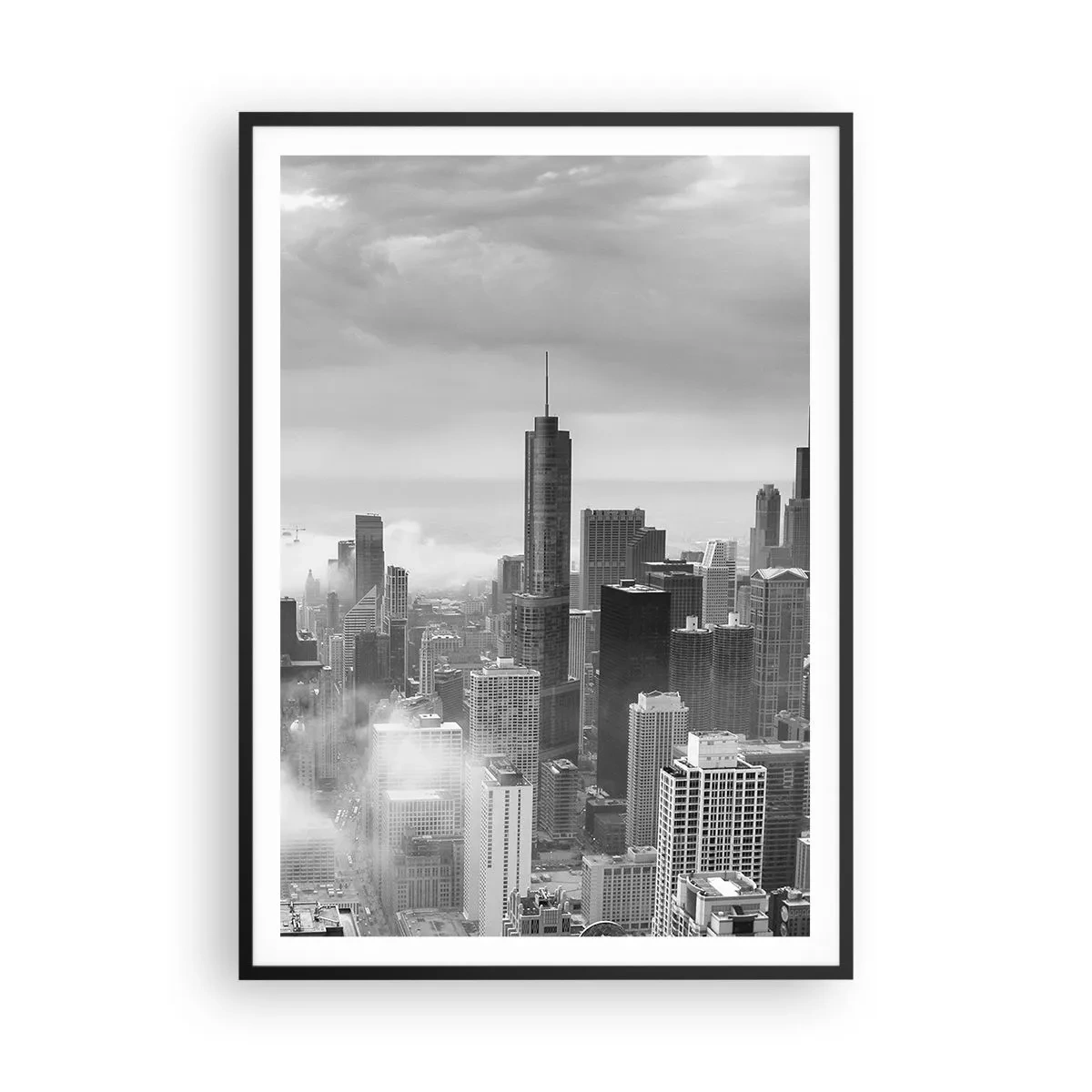 Plakat i sort ramme - Amerikansk landskab - 70x100 cm