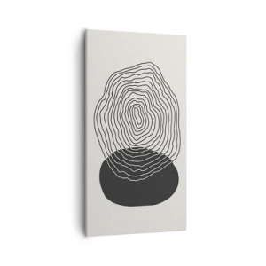 Lærredstryk - Billede på lærred - Varighed og vibration - 55x100 cm