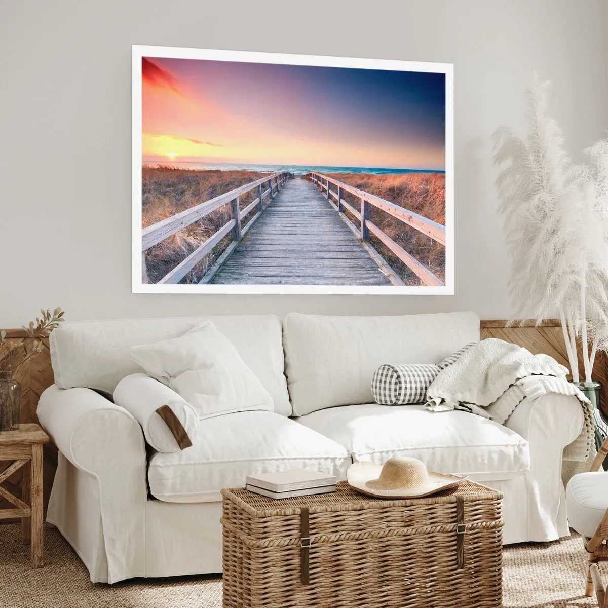 Plakat - Baltisk aften aura - 100x70 cm