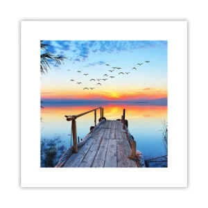 Plakat - Tid til at tage tilbage... - 30x30 cm