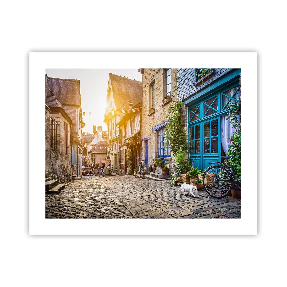 Plakat - Byens hvide spøgelse - 50x40 cm