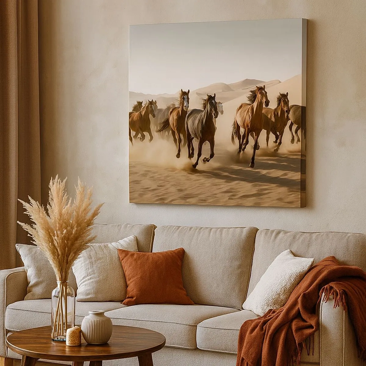 Lærredstryk - Billede på lærred - Fri som vinden - 30x30 cm