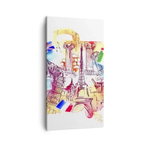 Lærredstryk - Billede på lærred - Europaturné - 45x80 cm