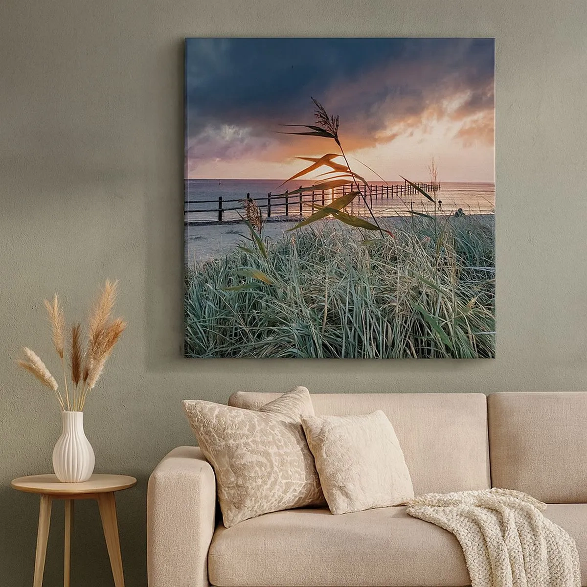 Lærredstryk - Billede på lærred - Ikke passerer med vinden - 30x30 cm