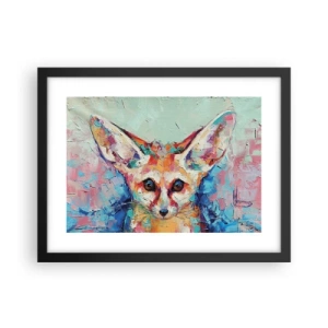 Plakat i sort ramme - Er du klar til mig? - 40x30 cm