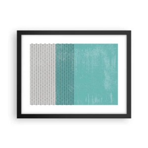 Plakat i sort ramme - Balanceret sammensætning - 40x30 cm