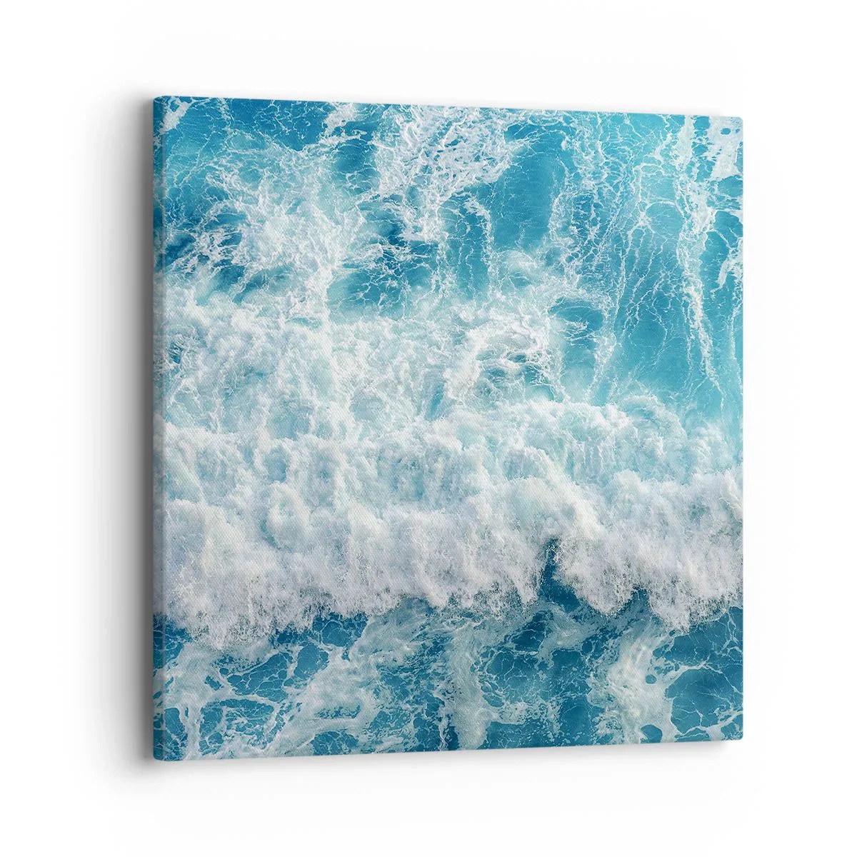 Lærredstryk - Billede på lærred - Glædeligt og i spring - 40x40 cm