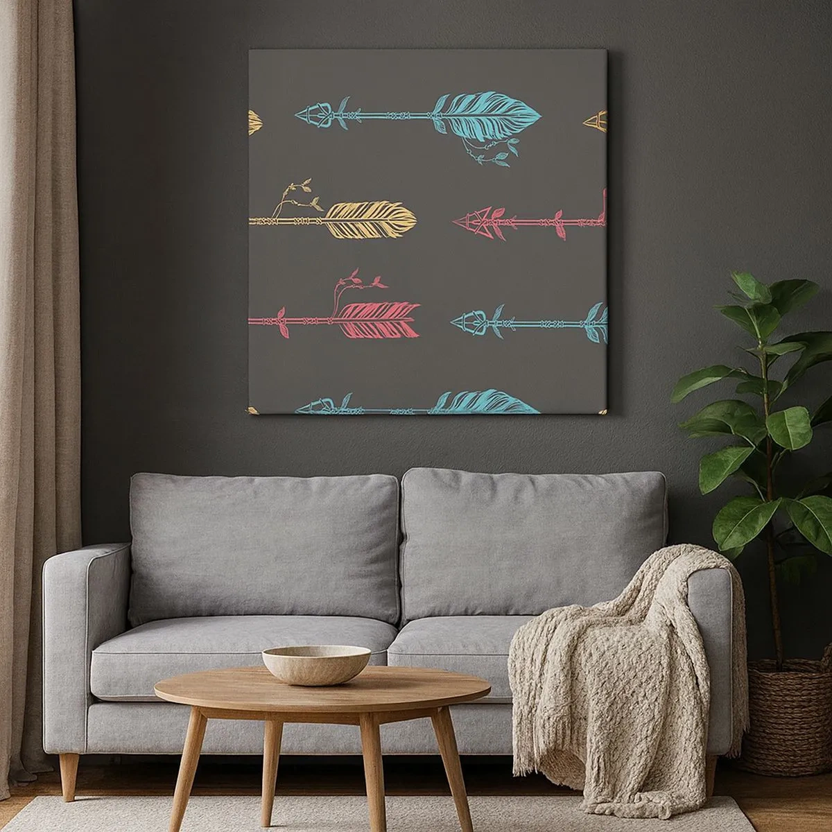 Lærredstryk - Billede på lærred - For at - 30x30 cm