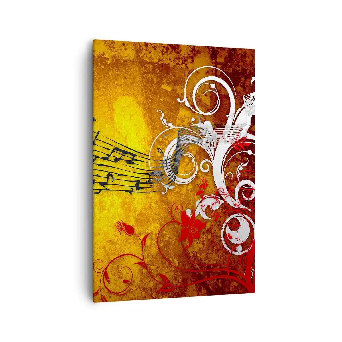 Lærredstryk - Billede på lærred - Lad musikken spille - 70x100 cm