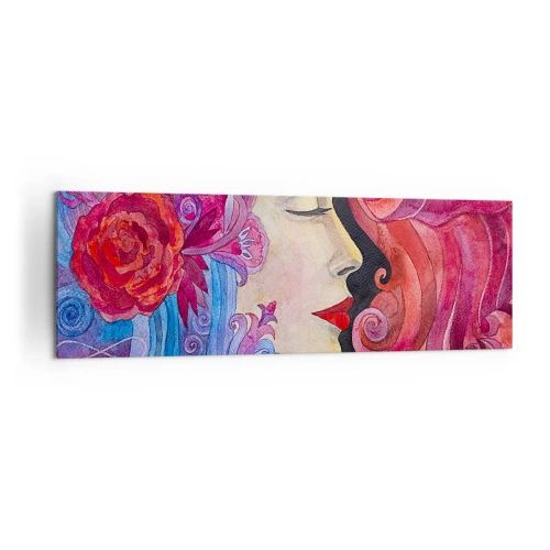 Lærredstryk - Billede på lærred - Art Nouveau er stadig i live - 160x50 cm