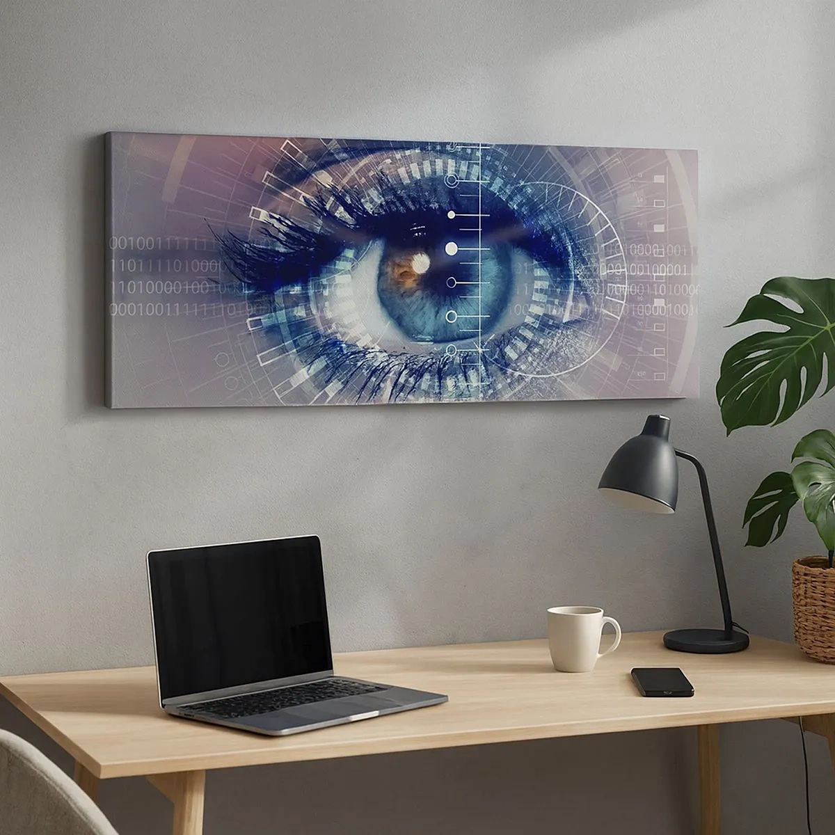 Lærredstryk - Billede på lærred - Du tror, du kender mig - 100x40 cm