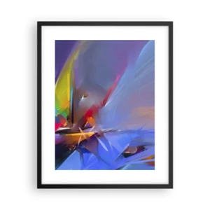 Plakat i sort ramme - Propeller som en fugl - 40x50 cm