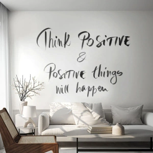 Fototapet Premium Canvas - Hvordan skal man leve? - Typografi, Bekræftelse, Maxim - 450x315 cm