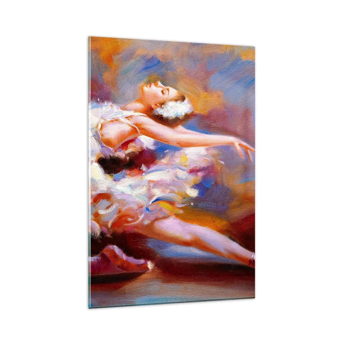 Billede på glas - Svanens ynde - 80x120 cm