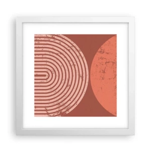 Plakat i hvid ramme - Tæt forhold - 30x30 cm