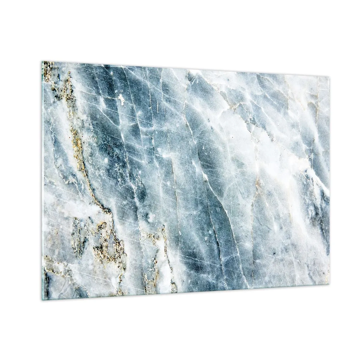 Billede på glas - Isverden - 100x70 cm