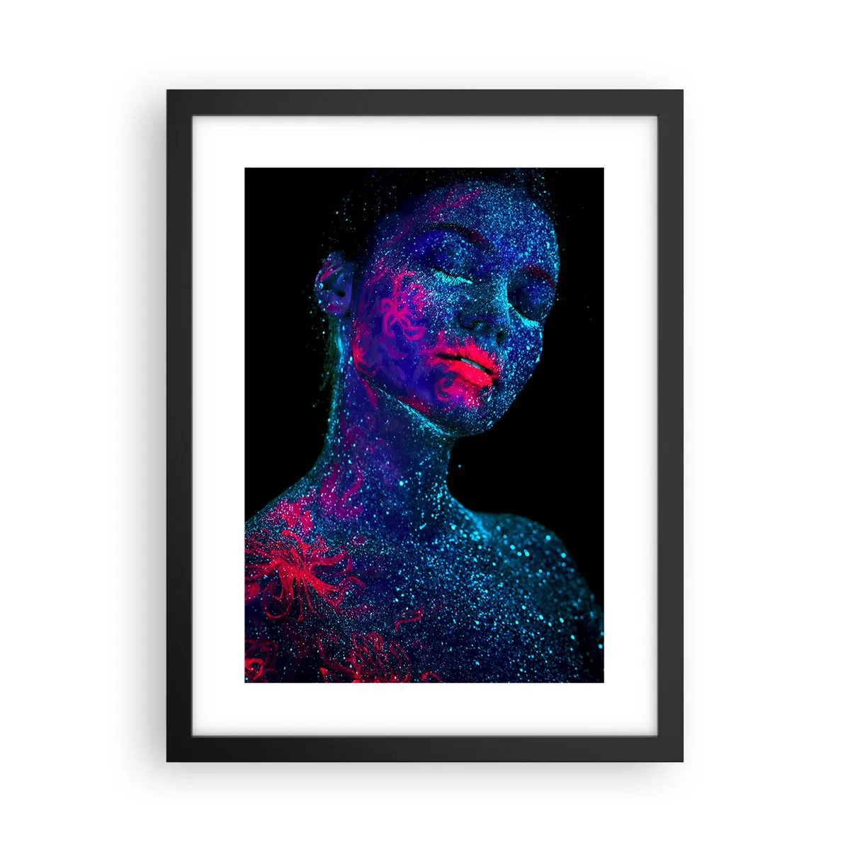 Plakat i sort ramme - I stjernestøv - 30x40 cm