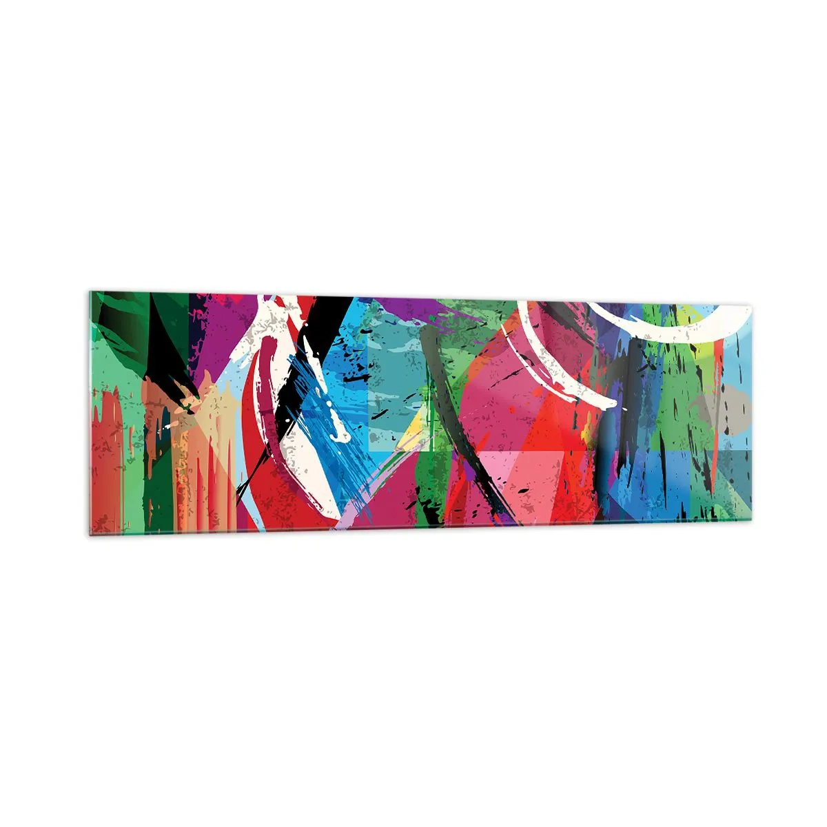 Billede på glas - Hurtig, livlig og hoppende - 160x50 cm