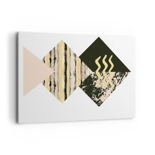 Lærredstryk - Billede på lærred - Ikke så simpelt - 100x70 cm