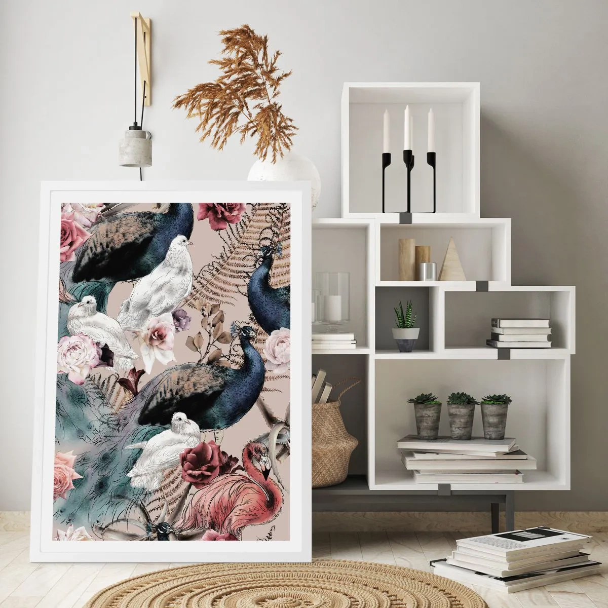 Plakat i hvid ramme - I paladsets have - 30x40 cm