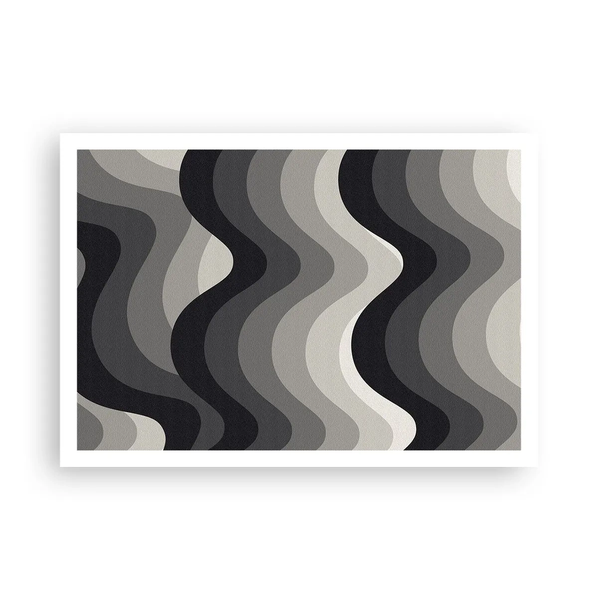 Plakat - Bølge efter bølge - 100x70 cm