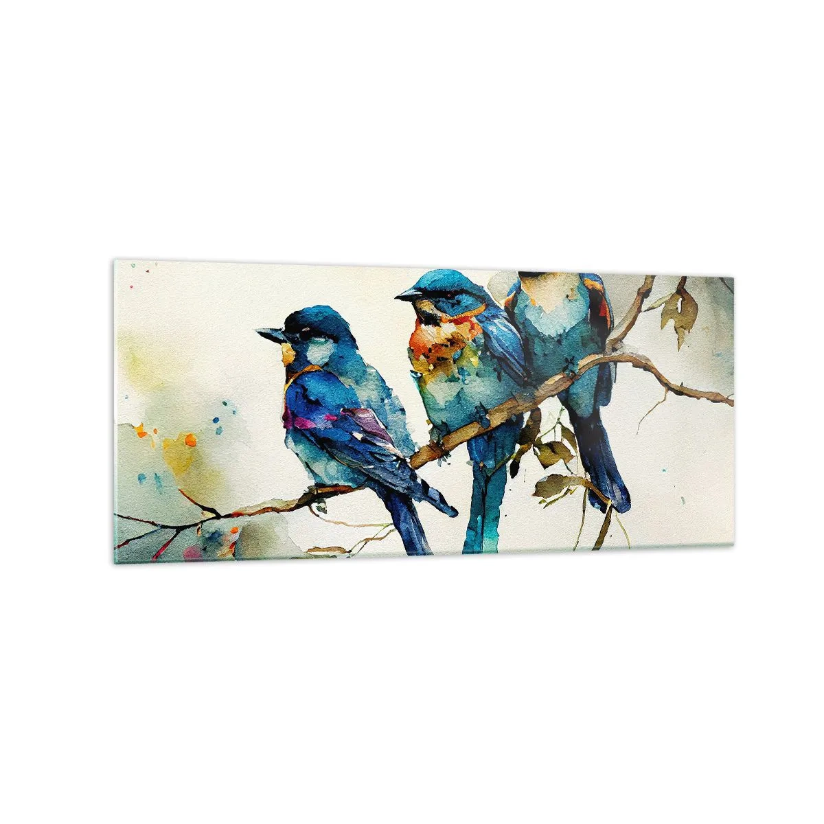 Billede på glas - Er han fornærmet? - 120x50 cm