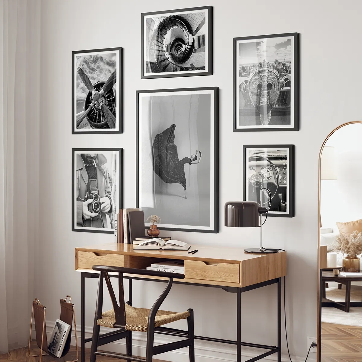 Black and white no. 2 - Inspiration til hallen