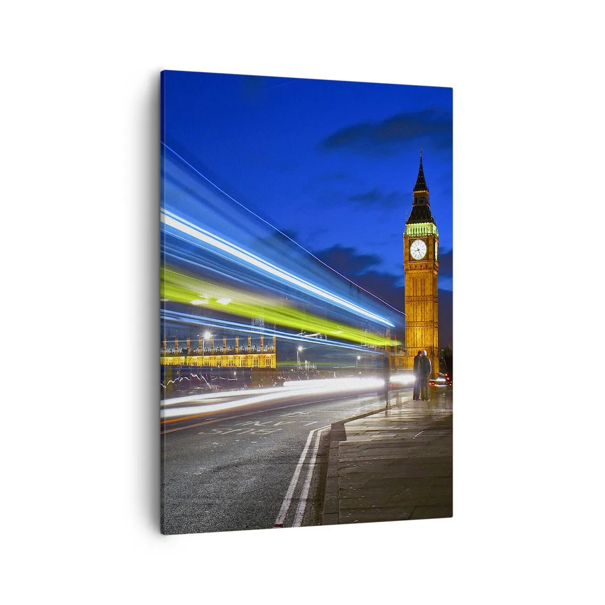 Lærredstryk - Billede på lærred - Under Big Ben's øjne - 50x70 cm