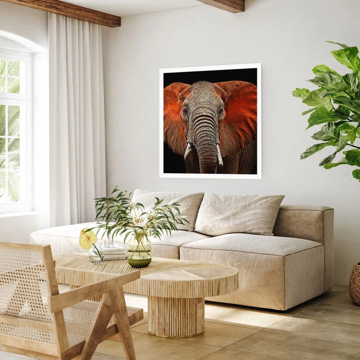 Plakat - Jeg er vild, er du? - 60x60 cm